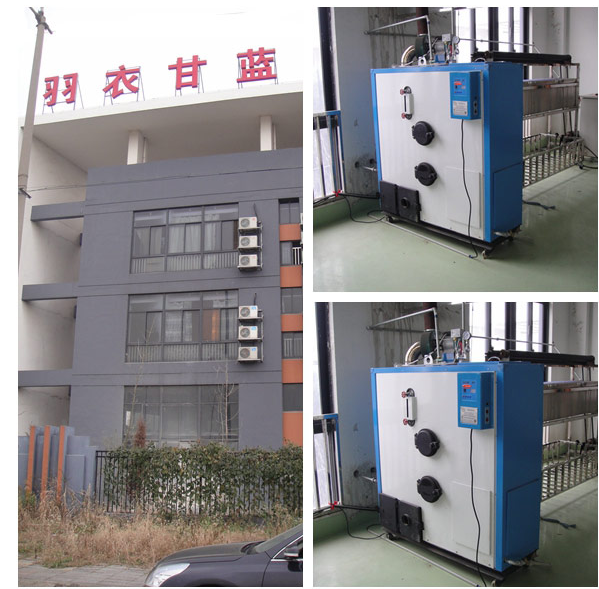 全自動電加熱蒸汽發(fā)生器用于義務(wù)雨衣甘藍制衣廠服裝整燙